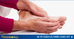 tê chân là thiếu chất gì